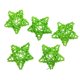 thumbnail image 1 of 5 Piezas Hechas De Caña De Estrellas Decoración De Ratán Adornos De Navidad Para Bodas en hogar Verde claro, 1 of 7