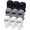 Black, Light Gray, White, variant on 9 Pcs Ski Mask for Men Balaclava Warm Face Cover Mask UV Protector for Winter Motorcycle Snowboard