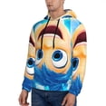 thumbnail image 3 of Lsque inside out 2 Pattern Casual Men's Hoodie,Hooded Sweatshirt with Kangaroo Pocket,Pullover Hoodie-Large, 3 of 8