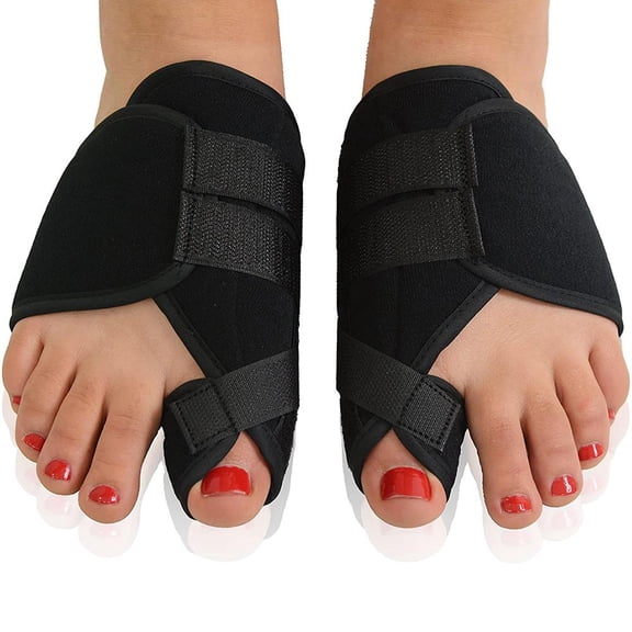 Bunion Brace for Women & Men Bunion Corrector | Bunion splint Big Toe Straightener.  alleviation Pain & Corrects Toe Alignment.  For Left & Right Foot (1 Pair)