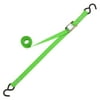 SmartStraps 1 in. x 10 ft. Green Standard Duty Cambuckle Tie Down Straps, 300 lb. Safe Work Load - 4 pack