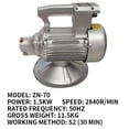 thumbnail image 2 of High Frequency Vibrator Concrete Vibrating Rod Cement 1.5KW Single Three-phase Vibrating Vibration Motor ,Easy to Use, 2 of 5