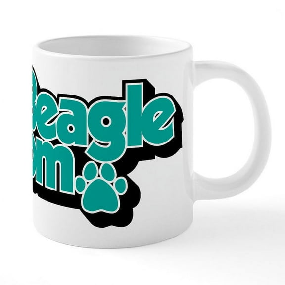 CafePress - Beagle Mom - 20 Oz White Ceramic Mega Mug