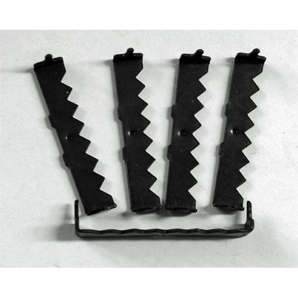 Large No Nail Sawtooth Picture Hangers Black Plated 100Pack