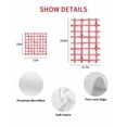 thumbnail image 7 of Red Buffalo Plaid Kitchen Dish Towels for Drying Dishes Set of 3, Farmhouse Check Stripes Retro Geometric Waffle Weave Microfiber Hand Tea Bathroom Towels Quick Dry & Absorbent Towel 12x12, 7 of 7