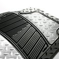 thumbnail image 4 of FH Group Climaproof Rubber Car Floor Mat, Universal 4pc Silver Floor Mats with Air Freshener, 4 of 9