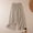 Beige, variant on Women's Linen Pant Striped Print Solid Color Elegant Cotton Linen Wide Leg Pants Loose Casual Pants Work Wear Beige
