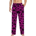 thumbnail image 5 of Yuncity Halloween Pajama Pants Men Casual Sleep With Drawstring Pockets Comfortable Relaxed Fit Stretchy Soft Mens Pj Pants L, 5 of 6