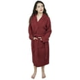 thumbnail image 2 of Women 100% Luxury Terry Cotton Hooded Shawl Bathrobe Toweling Spa, 2 of 9