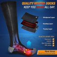 thumbnail image 5 of Electric Heating Socks Rechargeable Heating Socks Adjustable Temperature Warm Tube Electric Socks, 5 of 5