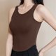 thumbnail image 2 of Tops de Manga Corta de las Mujeres Casual, Moda de Color Sólido, con la Almohadilla de Pecho Top de Pijama para las Mujeres, 2 of 8