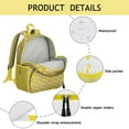thumbnail image 2 of Kawaii Llama Face Student Backpack – Funny Cartoon Alpaca Pattern, Adorable and Lightweight for School and Travel, 2 of 5