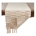 thumbnail image 2 of Fennco Styles Handira Collection Contemporary Moroccan Knotted 100% Pure Cotton 16 x 72 Inch Table Runner, 2 of 4