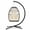 Beige, variant on BPS Hanging Egg Chair with Stand Indoor Outdoor, Comfy Patio Rattan Swing Hammock Chairs with Cushion, 264lbs Capacity Egg Shaped Chair for Lawn Backyard Balcony Bedroom, Birthday Gift