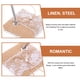 thumbnail image 3 of unbranded Pluma De Decorativa Para Banquete Con Base Escritorio Resistente Acero Y Lino, 3 of 8