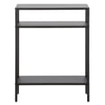 thumbnail image 2 of Henn&Hart 22" Blackened Bronze Metal Console Table, 2 of 8