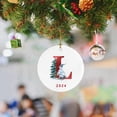 thumbnail image 3 of Coche Decoraciones de Navidad 2025 Nuevo 26 Carta de Navidad Muñeco de Nieve Colgante de Navidad - Colgante de Coche de Acrílico Santa Navidad Muñeco de Nieve Decoraciones, 3 of 5