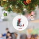 thumbnail image 5 of Fiudx Ofertas de la semana 2024 Nuevo colgante navideño de muñeco de nieve de 26 letras - Colgante de coche de acrílico Saint, 5 of 5