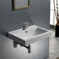 thumbnail image 2 of Nameeks CeraStyle 064200-U-One Hole Cerastyle 23-3/5" Ceramic Wall Mounted Bathroom Sink -, 2 of 3