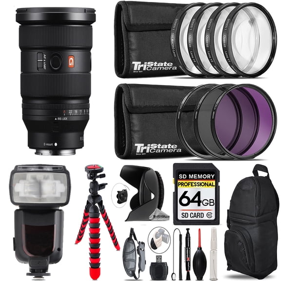 SONY FE 16-35mm f/2.8 GM II Lens for Sony E  7 Piece Filter  & More - 64GB Kit