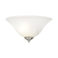 thumbnail image 2 of Livex Lighting Coronado Wall Sconce in Brushed Nickel, 2 of 10