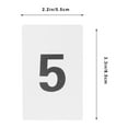 thumbnail image 2 of 10 Tarjetas Numeradas de Plástico para Mesas de Restaurante (1-10), 2 of 7