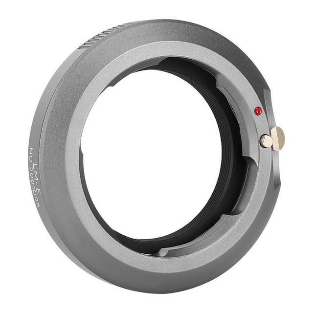 FLAMEEN Bague Adaptateur d'Objectif, 7artisans M-E Bague Adaptateur en Alliage d'Aluminium pour Objectif M Mount pour Boîtier de Caméra E Mount, Adaptateur d'Objectif de Caméra