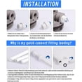 thumbnail image 4 of HWZWT 10 Metre Water Inlet Pipe Universal Connection Set for 1/4 (6.35 mm) Inch OD RO Water Filter Fridge with Hose Cutter, I + L + T + Y Shape Quick Connector Inline Shut-off Valve, 4 of 5