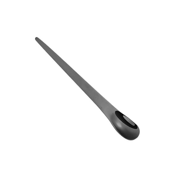 ACDANC 2026 New 5 Pcs Spoons Stylish Stir Spoon Small Spoons Long Handle Food Safe Design Teaspoons Black for Coffee Tea Hot Chocolate Cocktails Desserts Home Office