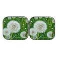 thumbnail image 7 of Daiia Dandelion Flower In The Meadow 2PCS Car Windshield Sun Shade, Foldable Sun Shield for Car Front Window, Auto Sun Blocker Visor Protector Universal for Truck SUV Pickup-Medium, 7 of 7