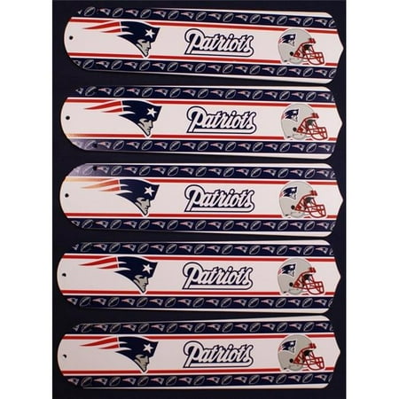 

Ceiling Fan Designers NFL England Patriots Football 52 In. Ceiling Fan Blades OnlY