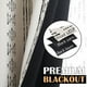 thumbnail image 4 of Cortinas opacas jinchan 95% Boho 183x183 cm negro sobre beige, 4 of 8