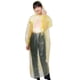 thumbnail image 1 of 5 ponchos de lluvia para adultos: impermeable desechable grueso transparente impermeable con capucha y mangas elásticas para hombres y mujeres, 1 of 5