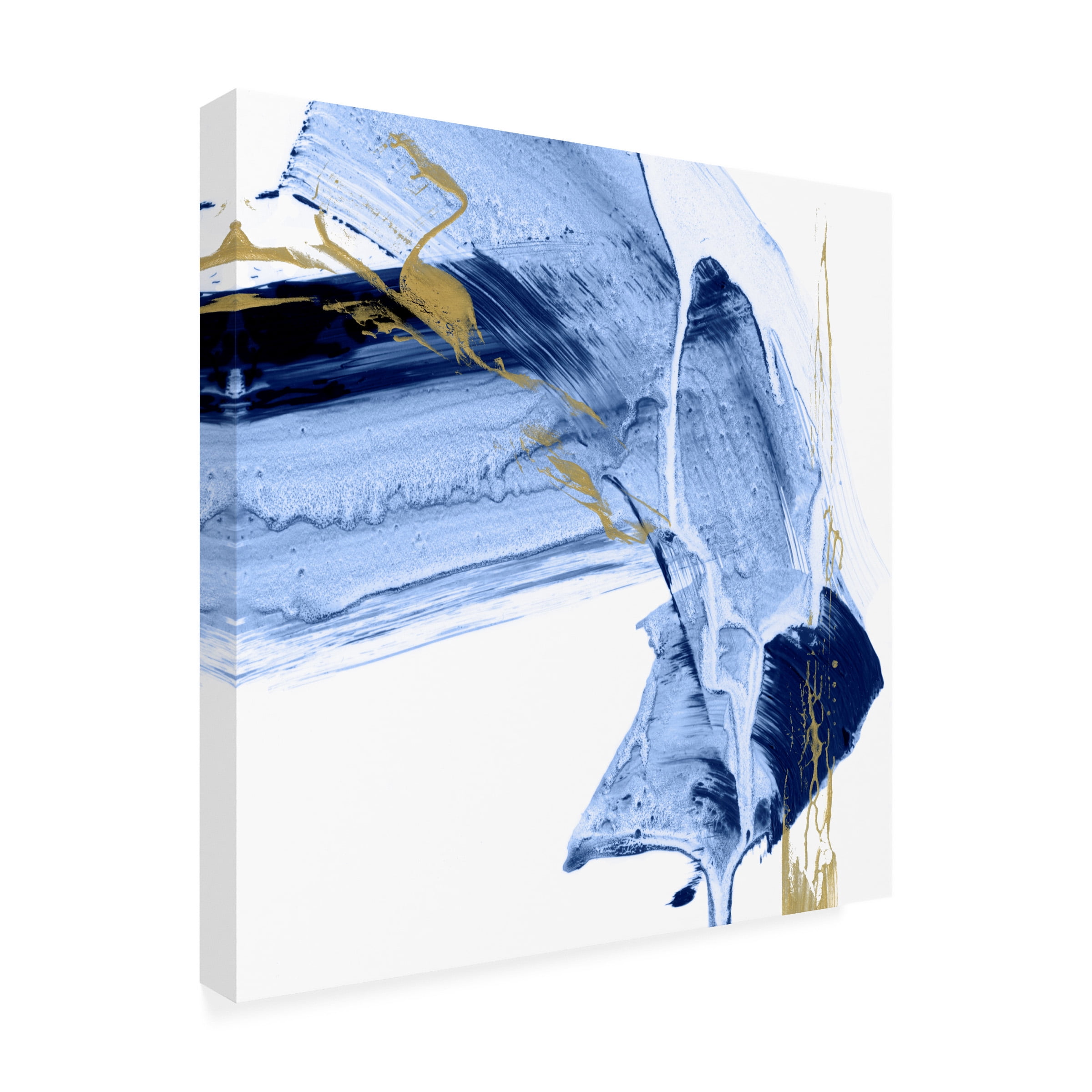Ethan Harper 'Golden Current I' Canvas Art