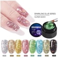 thumbnail image 2 of 5ML Shiny Gel Nail Polish Paint Nail Art Varnishes Semi Permanent Diamond Glitter, 2 of 5