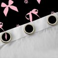 thumbnail image 4 of Manfei Princess Pink Bow Curtains and Drapes (52x63), Kawaii Ribbon Curtains Pack of 2, Cartoon Theme Black Out Curtains, Super Cozy Bedroom Decorative, 4 of 6