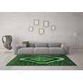 thumbnail image 3 of Ahgly Company Indoor Square Persian Emerald Green Traditional Area Rugs, 8' Square, 3 of 4