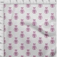 thumbnail image 4 of oneOone Silk Tabby Dark Magenta Fabric Block Dress Material Fabric Print Fabric By The Yard 42 Inch Wide, 4 of 6