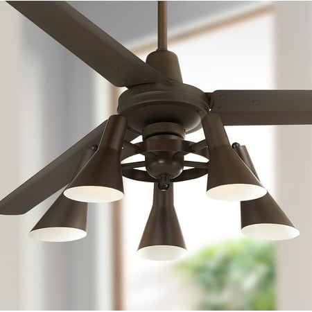 60 Casa Vieja Industrial Retro Ceiling Fan With Light Led