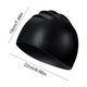 thumbnail image 3 of Gorro de natación de silicona para hombre y mujer, color liso, alta elasticidad, diseño transpirable, impermeable y apto para niños pequeños, apto para natación en piscina y actividades de, 3 of 7