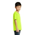 thumbnail image 3 of Port & Co Teen Unisex Regular Plain Short Sleeves T-Shirt Safety Green Medium, 3 of 6