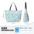 thumbnail image 4 of Pofeuu Butterflies Print Beach Bag,Waterproof Sandproof Beach Tote Bag, Large Capacity Foldable Beach Bags for Women, 4 of 7