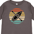 thumbnail image 4 of Inktastic Kayaking Gift Retro Kayak Boating Boys or Girls Long Sleeve Toddler T-Shirt, 4 of 5