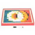thumbnail image 4 of Juguete educativo, rompecabezas de mosaico de madera para niños, rompecabezas de madera, rompecabezas de mosaico, juguete de durabilidad prolongada, 4 of 14
