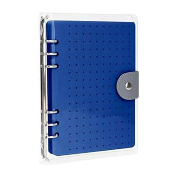 Libro de almacenamiento de broches de fieltro, organizador de dijes DIY, folleto organizador de joyas, alfiler Azul oscuro
