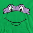 thumbnail image 2 of Teenage Mutant Ninja Turtles Donatello Smile Adult Pull-Over Hoodie, Kelly Green, Medium, 2 of 5