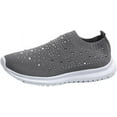 thumbnail image 1 of GUTZBSY Womens Rhinestones Glitter Fashion Mesh Walking Shoe,Bling Sneakers for Women Rhinestones, 1 of 1