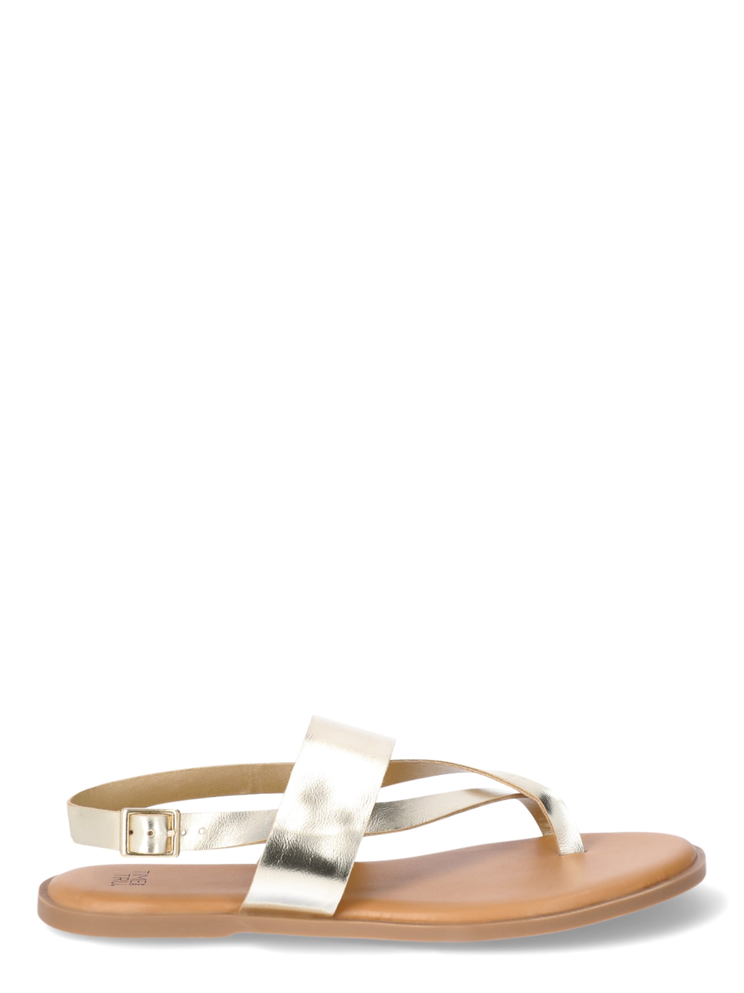 Time and Tru Women's Strappy Toe Thong Sandal