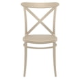thumbnail image 4 of Compamia Cross Resin Outdoor Chair Taupe, Set of 2, 4 of 5