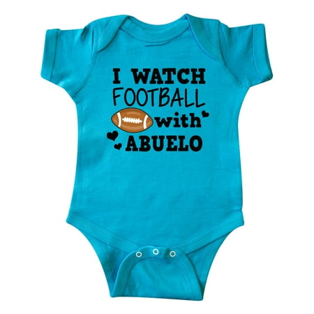 

Inktastic I Watch Football with My Abuelo Gift Baby Boy or Baby Girl Bodysuit